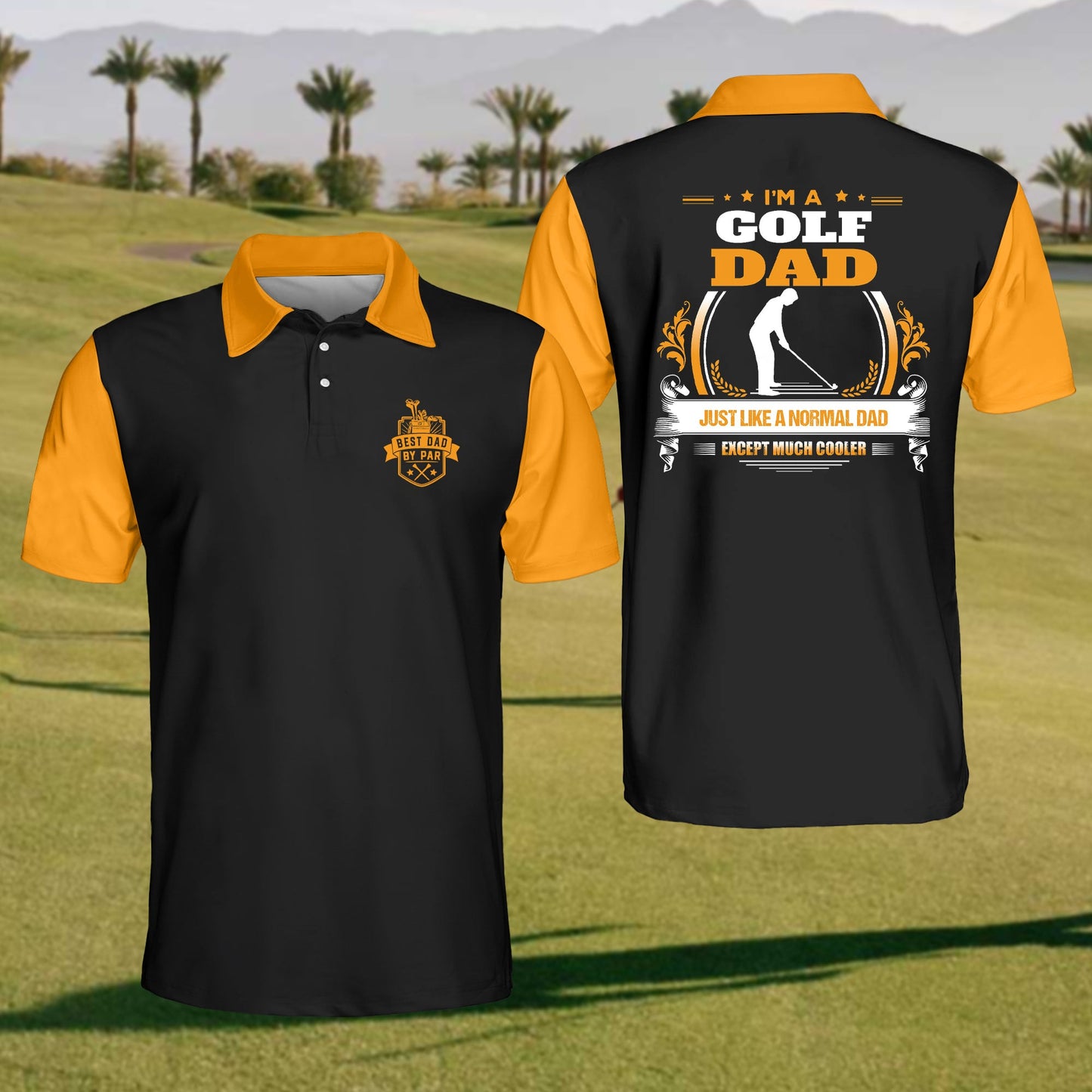 Men's Golf Dad Polo Shirt