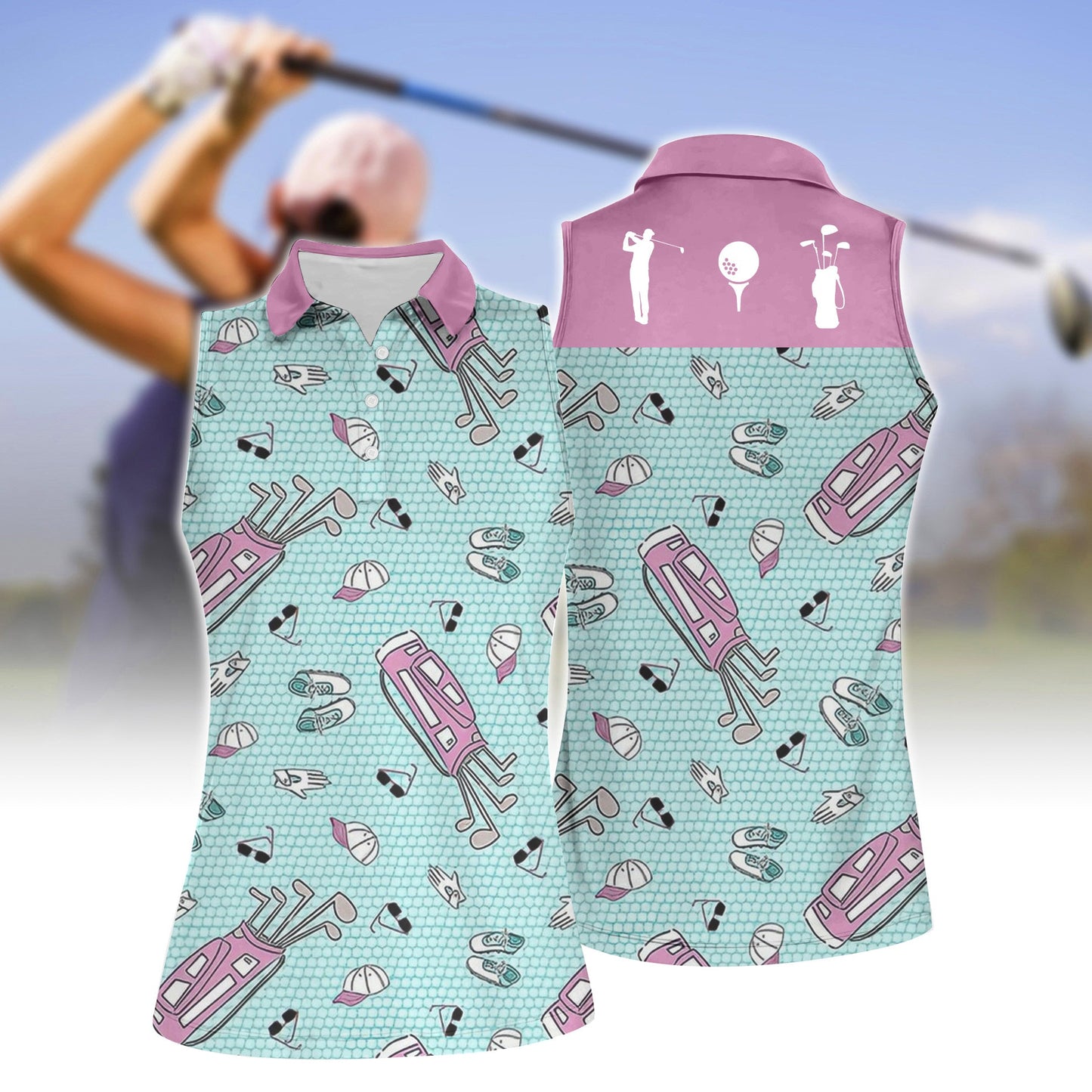 Women's Golf Sleeveless Polo Shirt