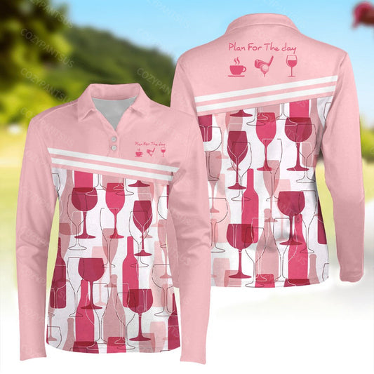 Women's Plan For The Day Golf Long Sleeve Polo Shirt