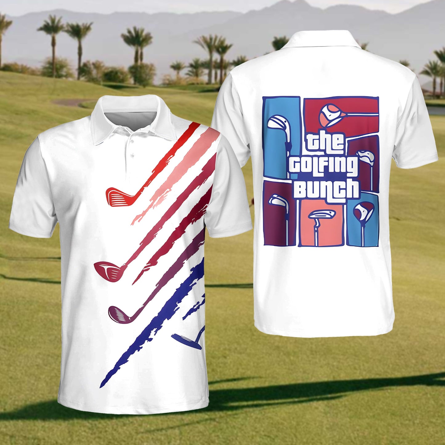 2024 Mens Golf Polo Shirt