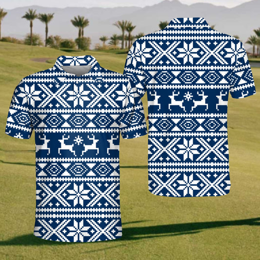 Mens Christmas Polo Shirt