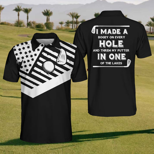 Men's I Made A Bogey On Every Hole Custom Polo Shirt