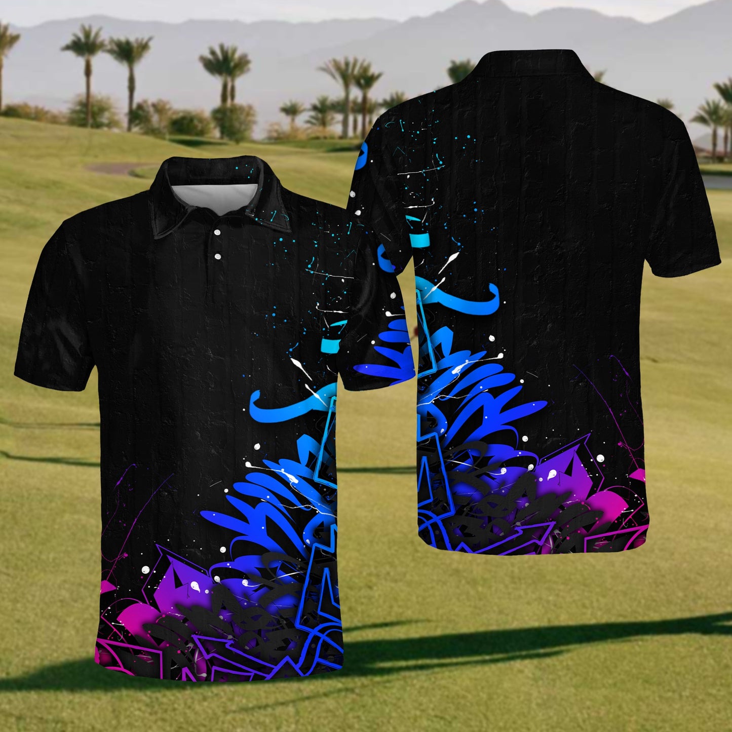 2024 Mens Golf Polo Shirt