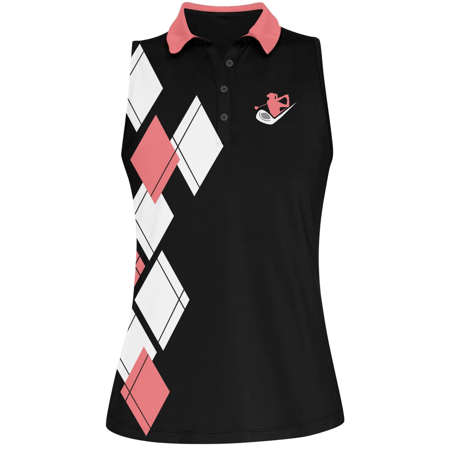 Yeah I Golf Like A Girl Women Sleeveless Polo Shirt