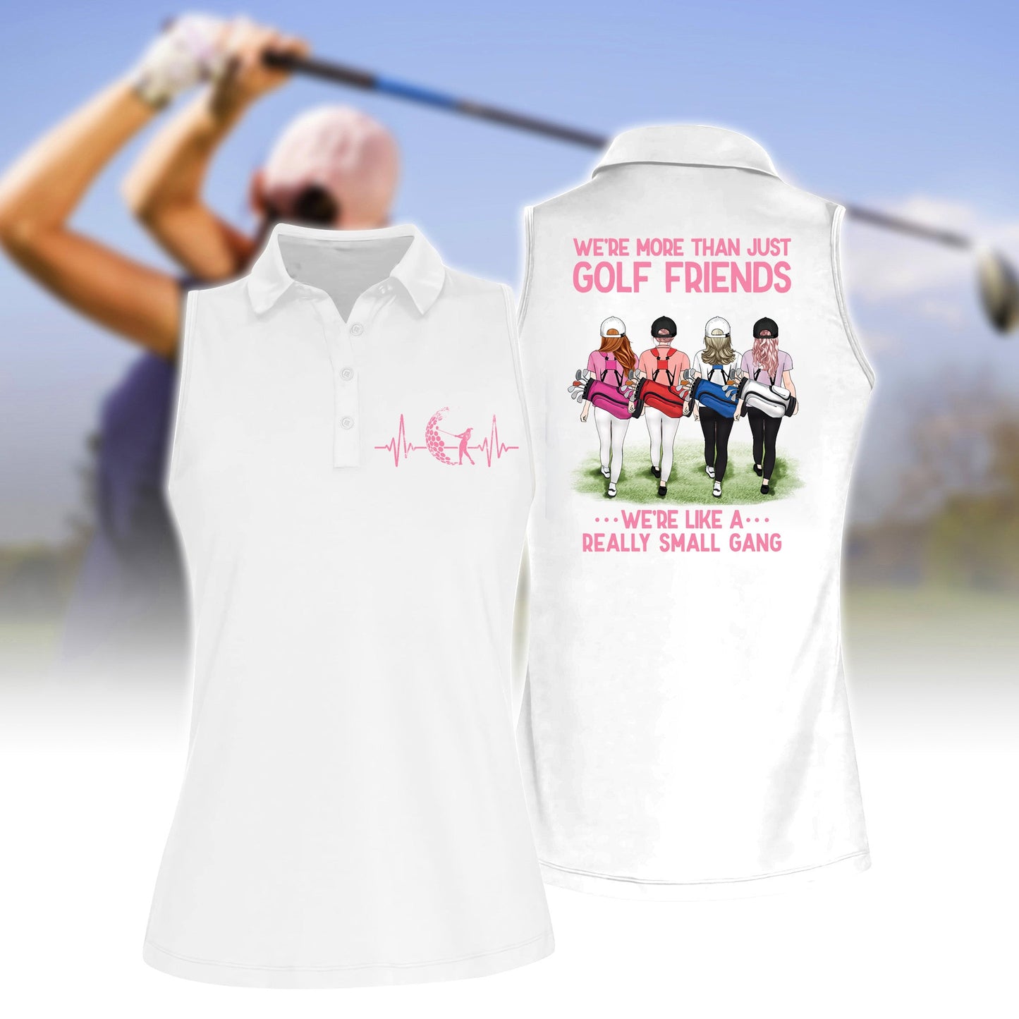 Women's Golf Friend Sleeveless Polo Shirt