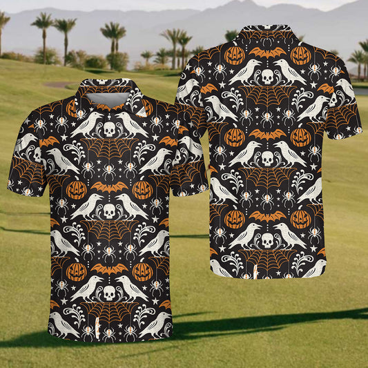 Men's Skull & Bat Polo Shirt