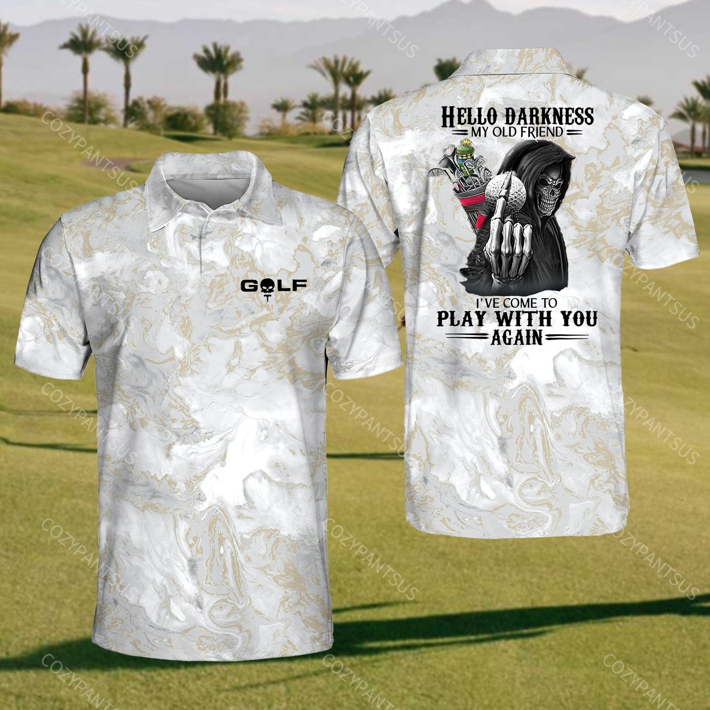 Men's I'm Come To Play With You Golf Polo Shirt