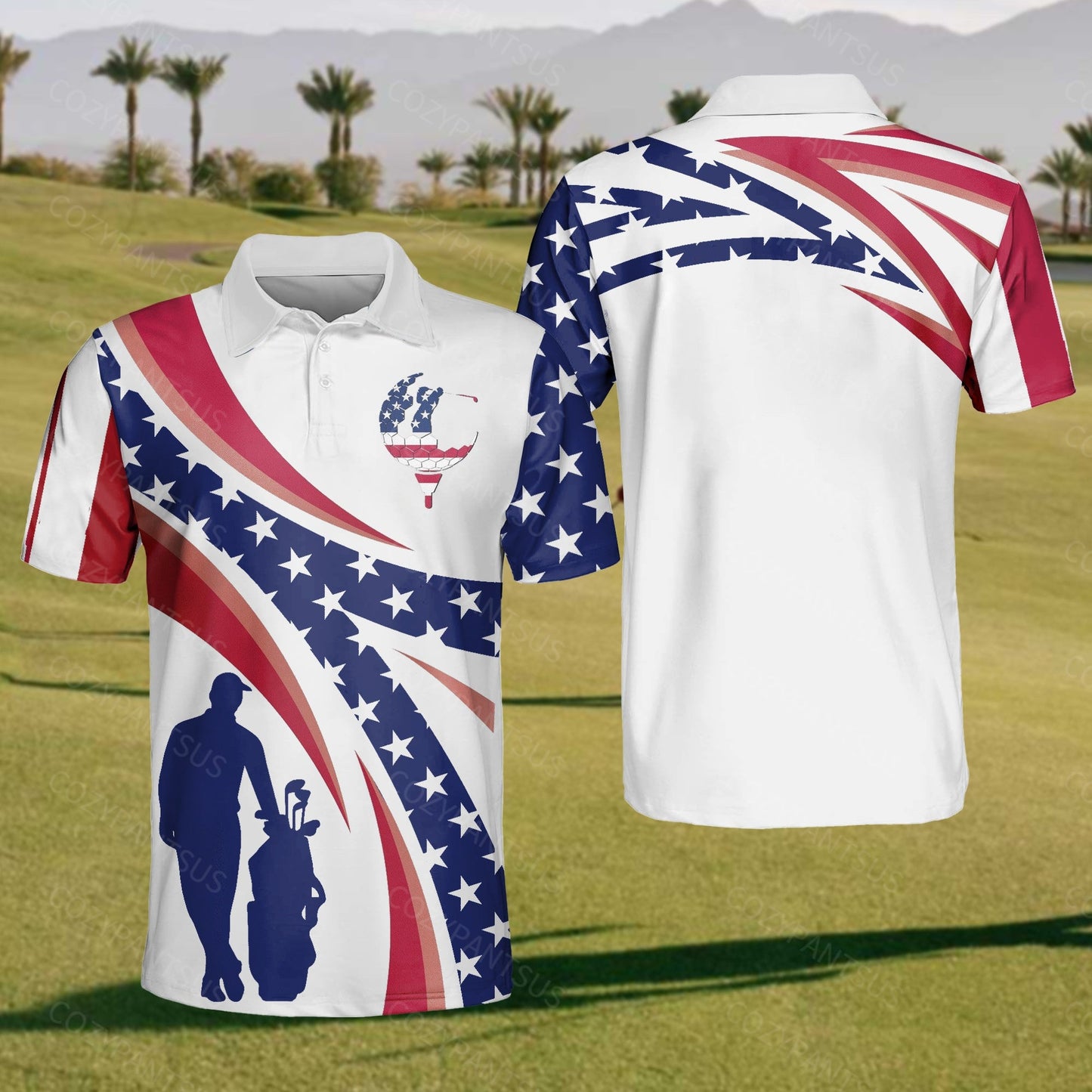 Men's Golf Star Polo Shirt