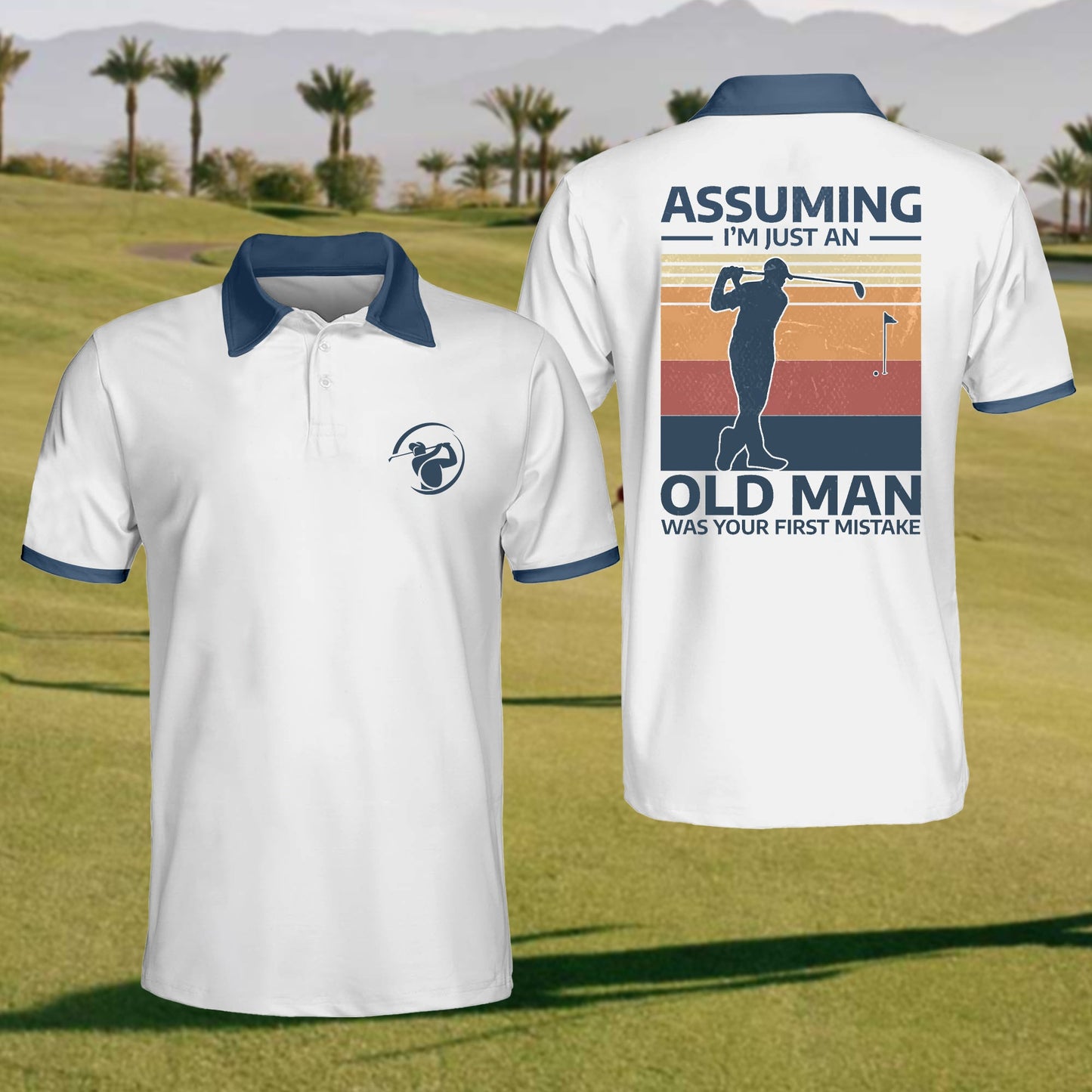 Men'S Golf Polo Shirt