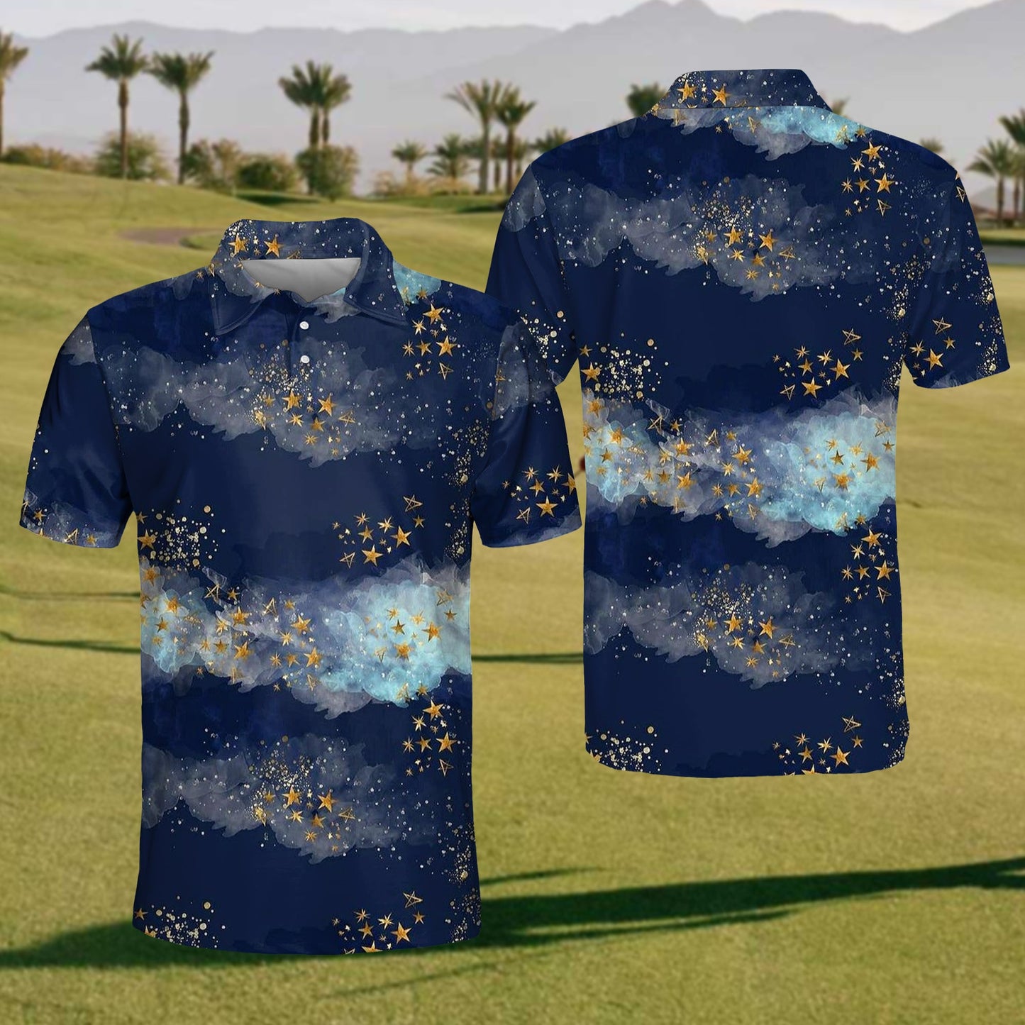 2024 Mens Star Polo Shirt