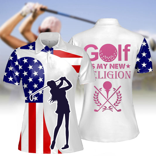 Women's Golf is My New Religion Polo Shirt