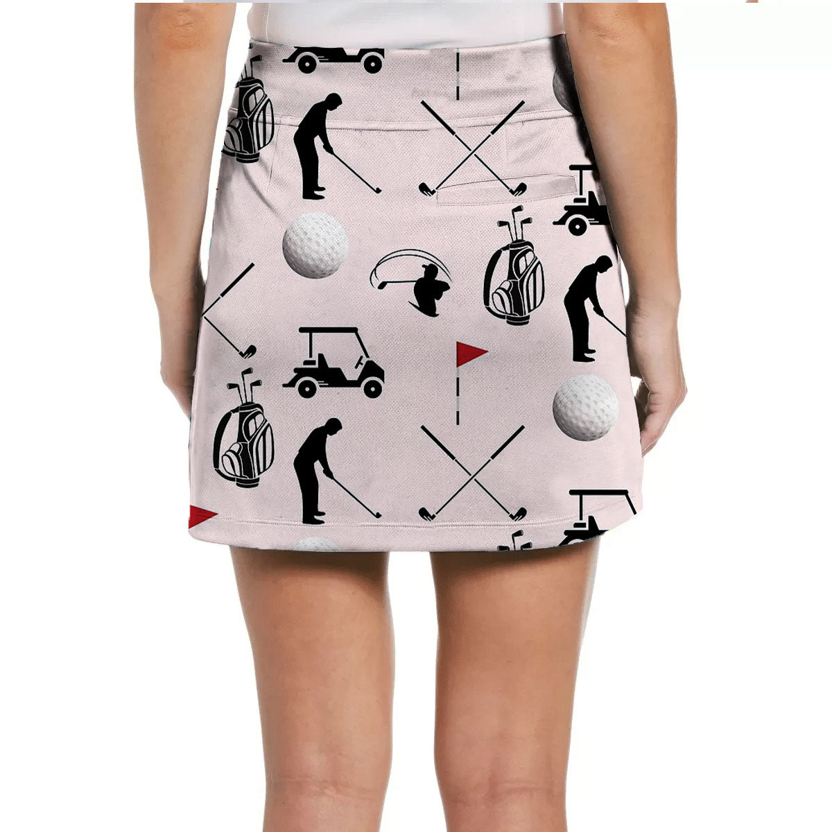 Women's Golf Graphic Skort（Leggings not included）