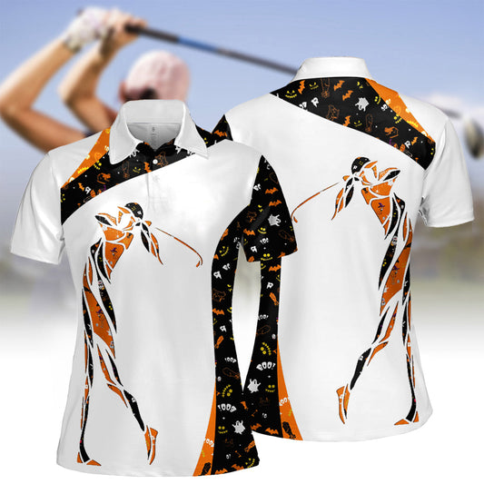 Women Halloween Golf Polo Shirt