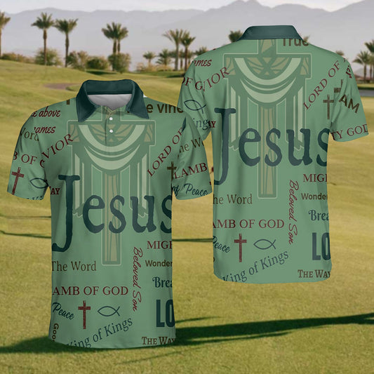 Men'S Jesus Short Sleeve Shirt