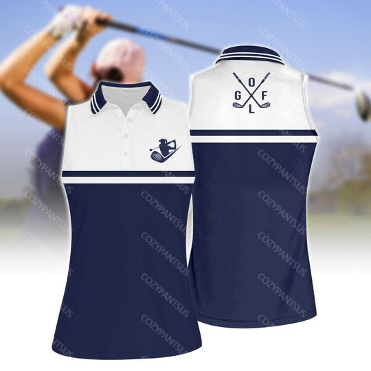 Women's Play Golf Sleeveless Polo Shirt