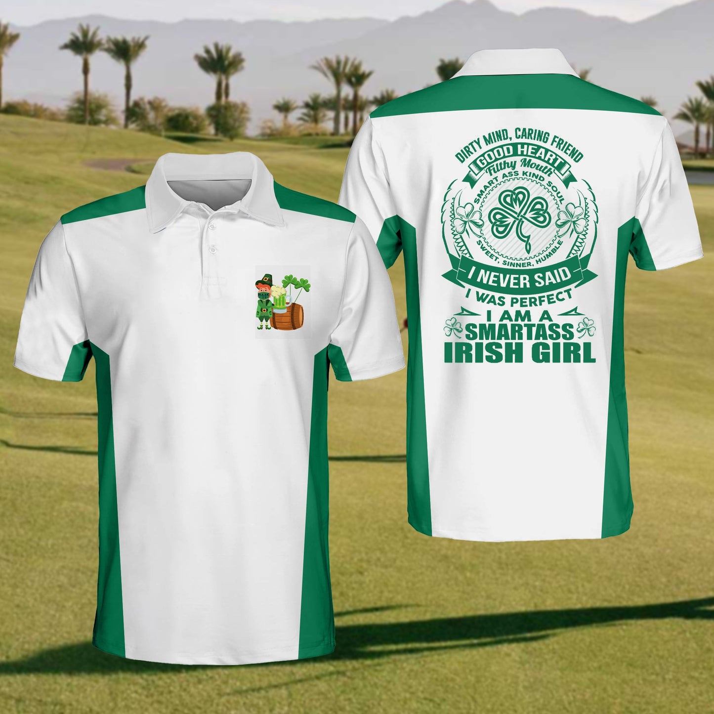 Men's Happy Patricks Day Polo Shirt