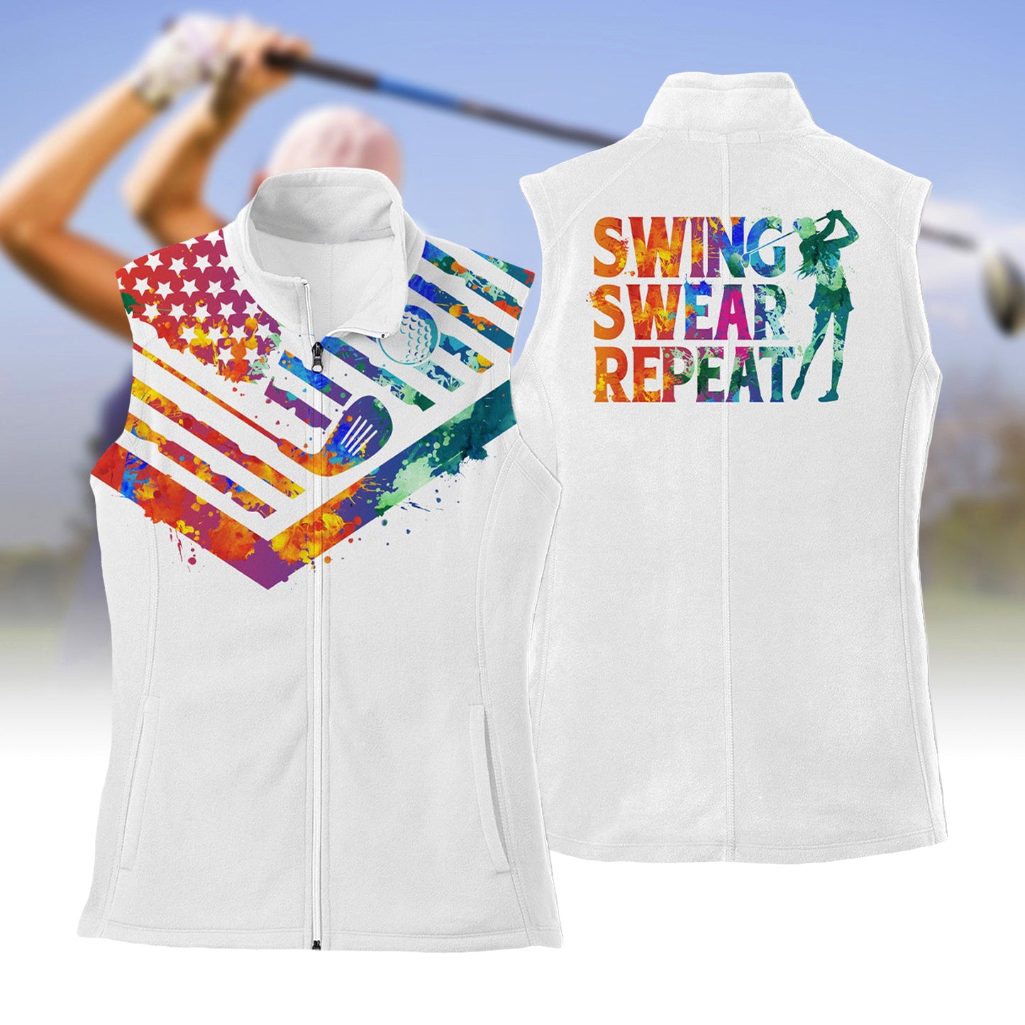 Women's Swing Swear Repeat Golf Jacket