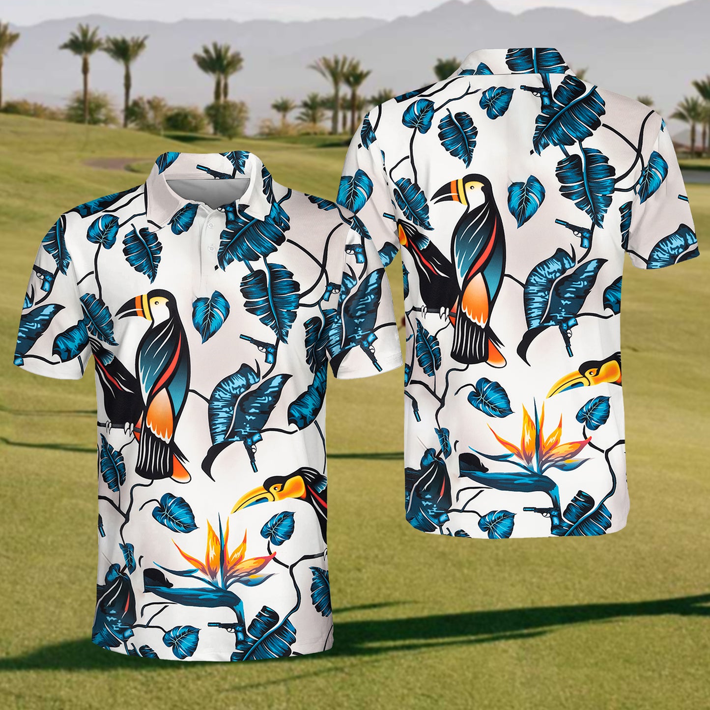 2024 Hawaiian Polo Shirt