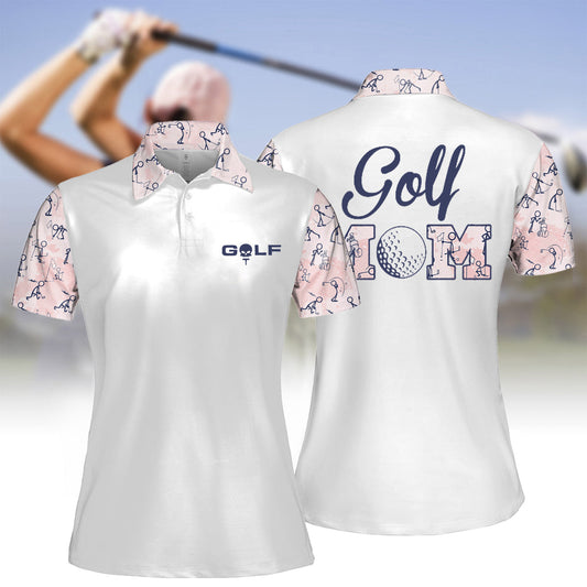 Women's Golf Mom Short Sleeve Polo Shirt