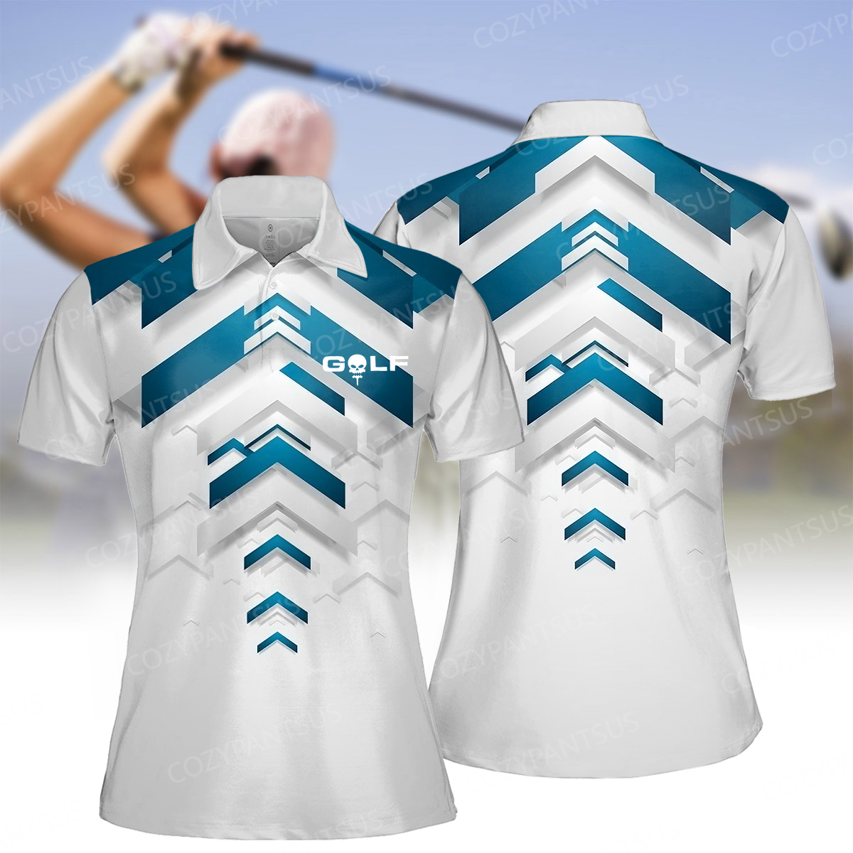 Women's golf arrow polo shirt