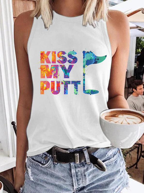 Women's Kiss My Putt Golf T-Shirt