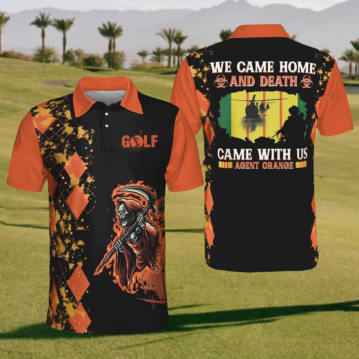 2024 Mens New Golf Polo Shirt