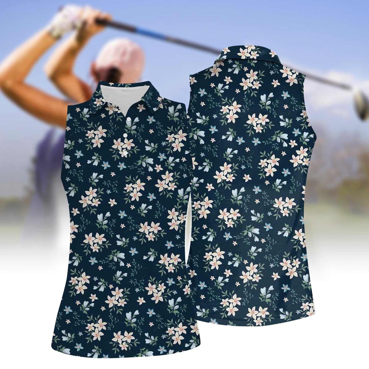 Women's Golf Sleeveless Polo Shirt