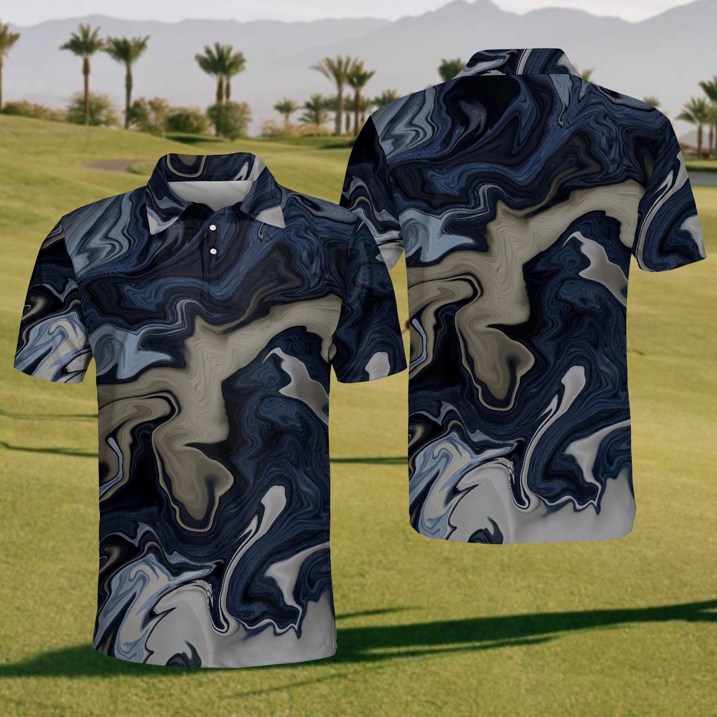 2024 Mens Golf Polo Shirt