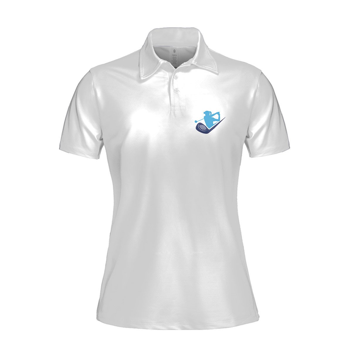 Nice Shot Golf Silhouette Women Short Sleeve Polo Shirt,Sleeveless Polo Shirt