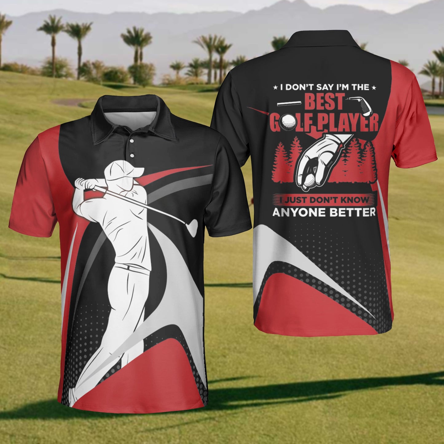 Men's Best Golf Player Polo Shirt