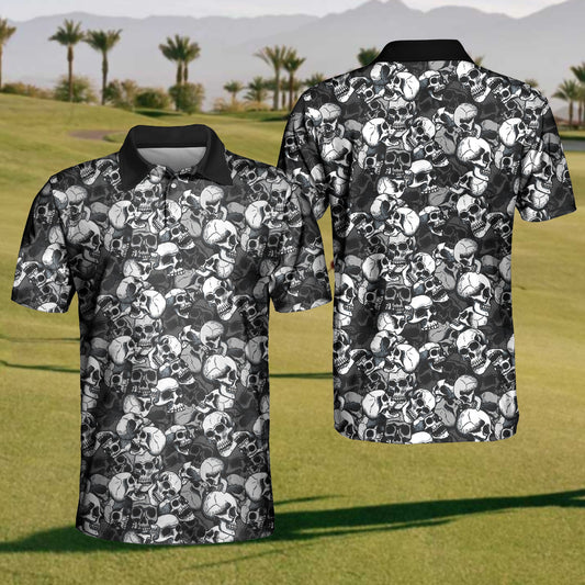 Hot Sale 2022 Men's Skull  Polo Shirt