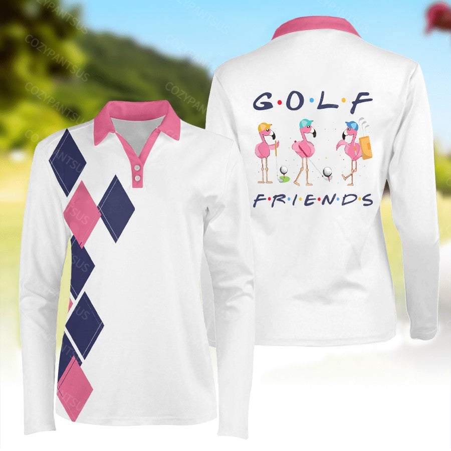 Women's Golf Friend Long Sleeve Polo Shirt