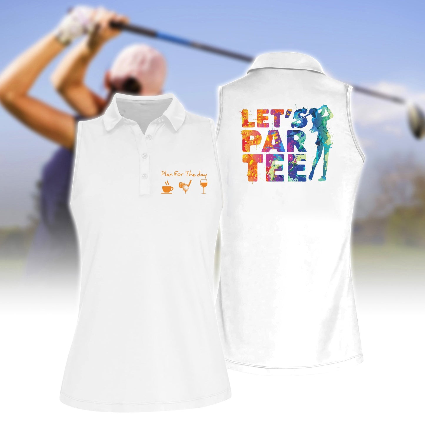 Women's Golf Sleeveless Polo Shirt