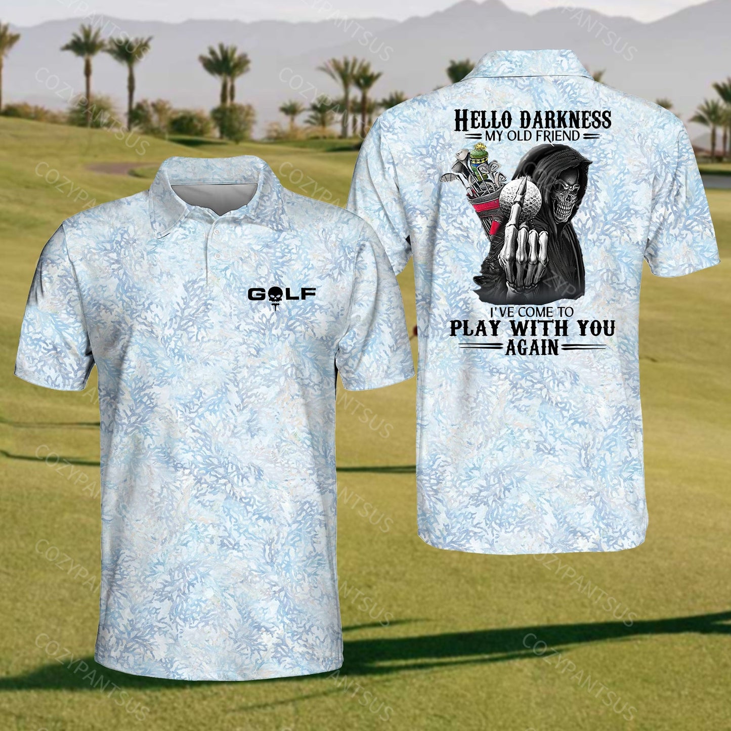 Men's I'm Come To Play With You Golf Polo Shirt