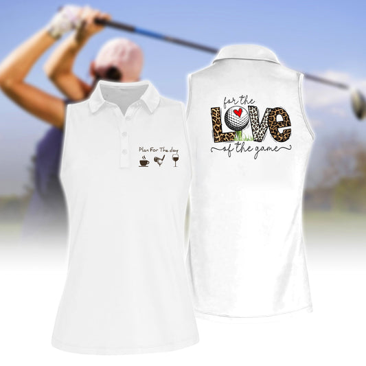 Women's Love The Game Golf Sleeveless Polo Shirt