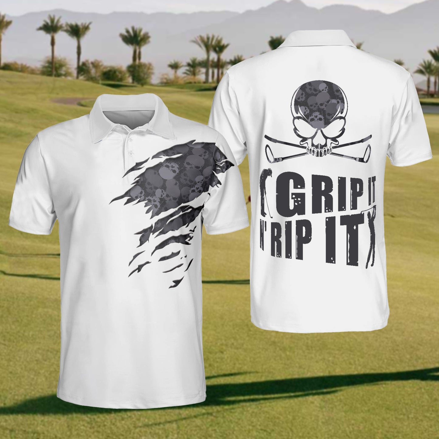 Mens Grip It Polo Shirt