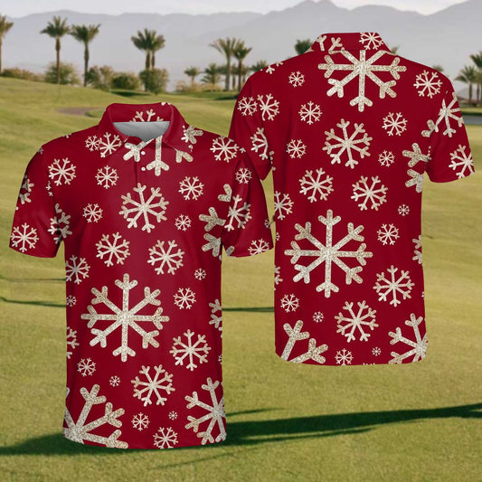 Men's  Christmas Golf Polo Shirt