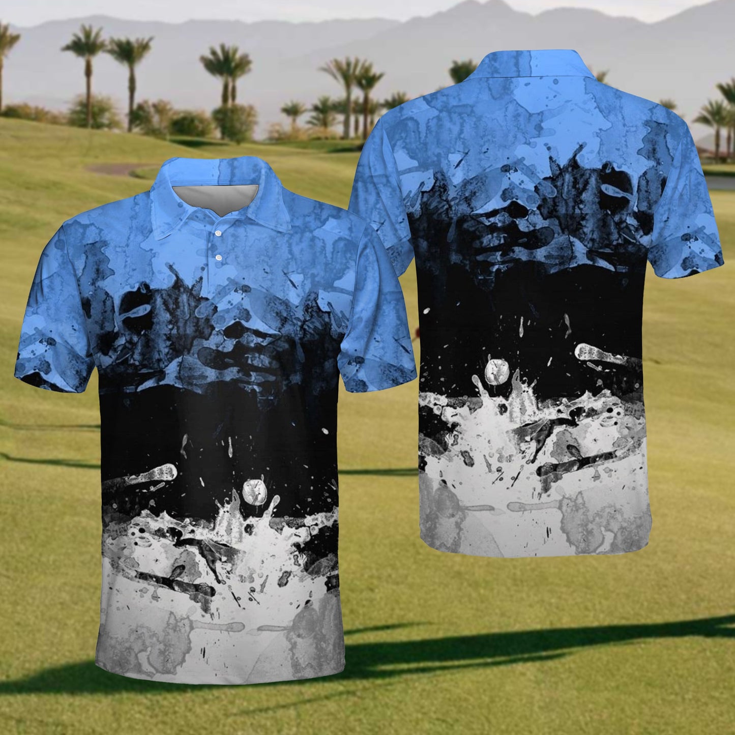 2024 Mens Golf Polo Shirt