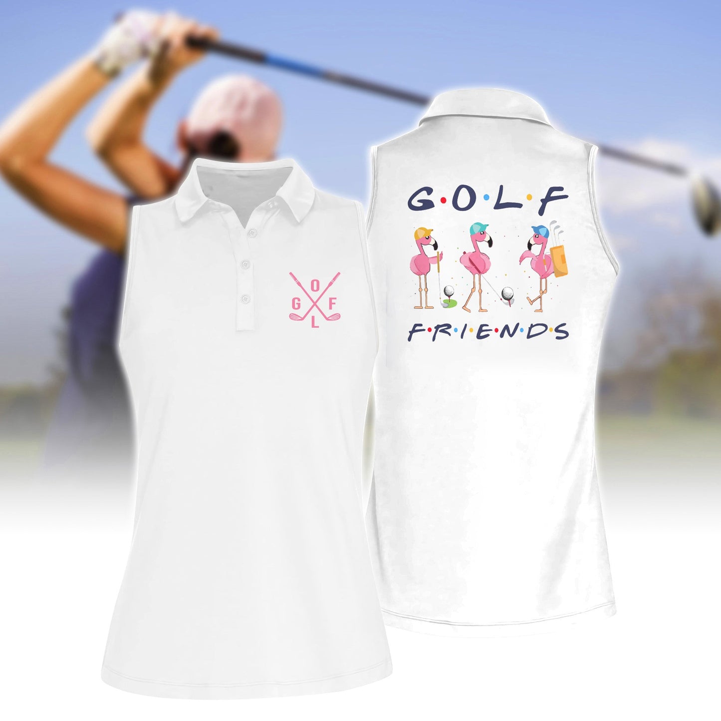 Women's Golf Friend Sleeveless Polo Shirt