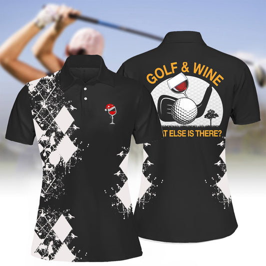 Women's Golf & Wine Polo Shirt