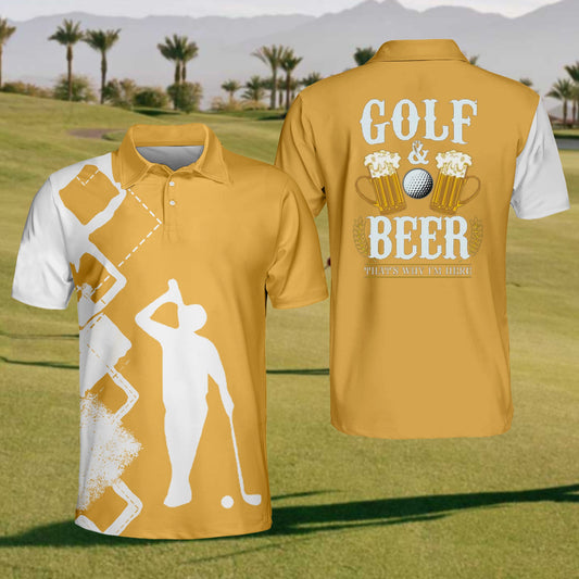 Men's Golf Beer Polo Shirt