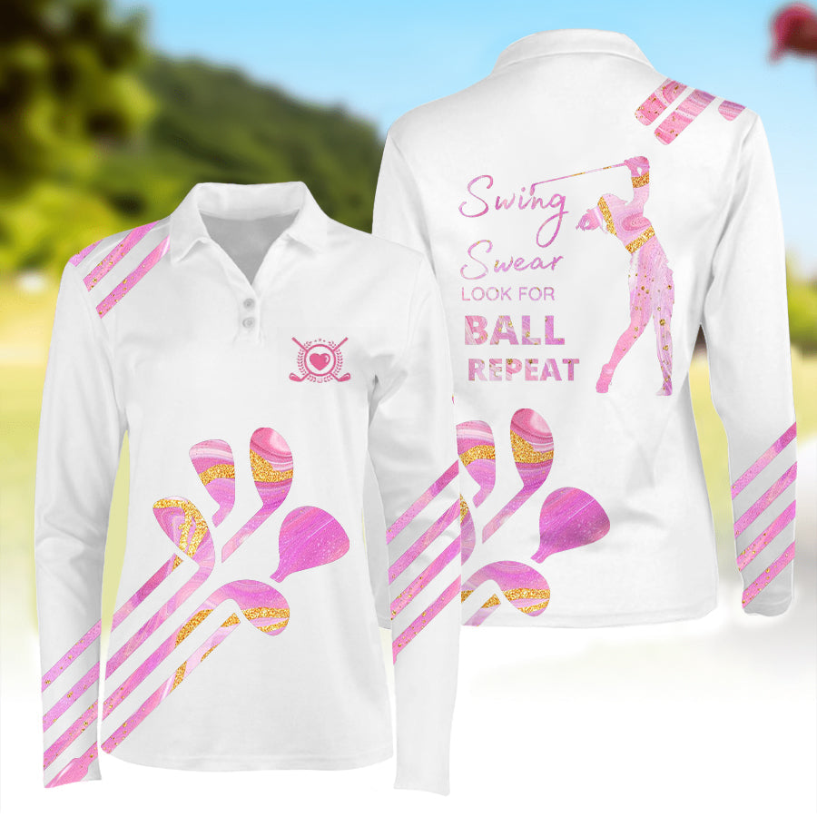 Women's Golf  Long Sleeve Polo Shirt