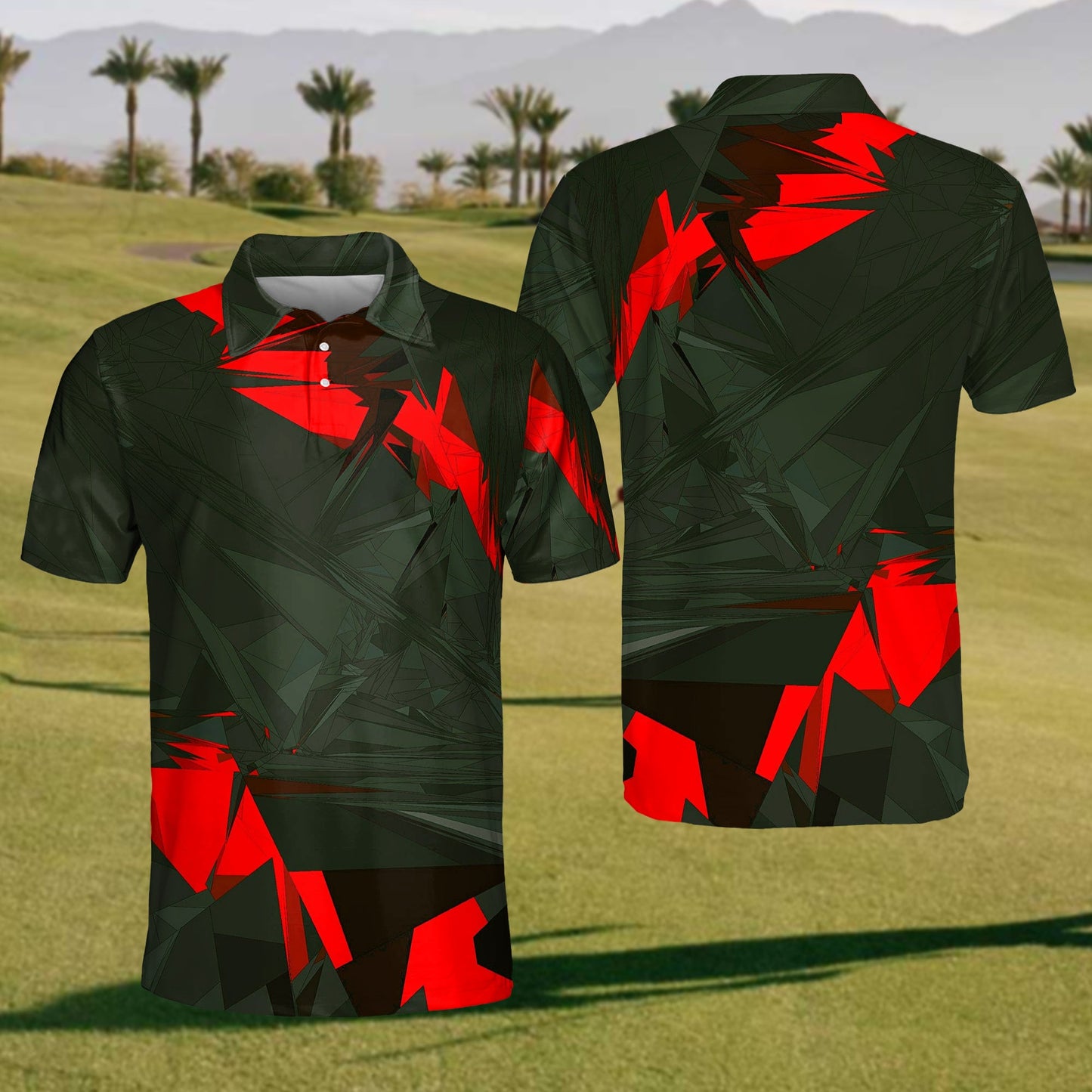 2024 Mens Golf Polo Shirt