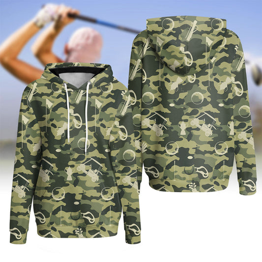 Green Camouflage Golf Set Women’s Hoodie