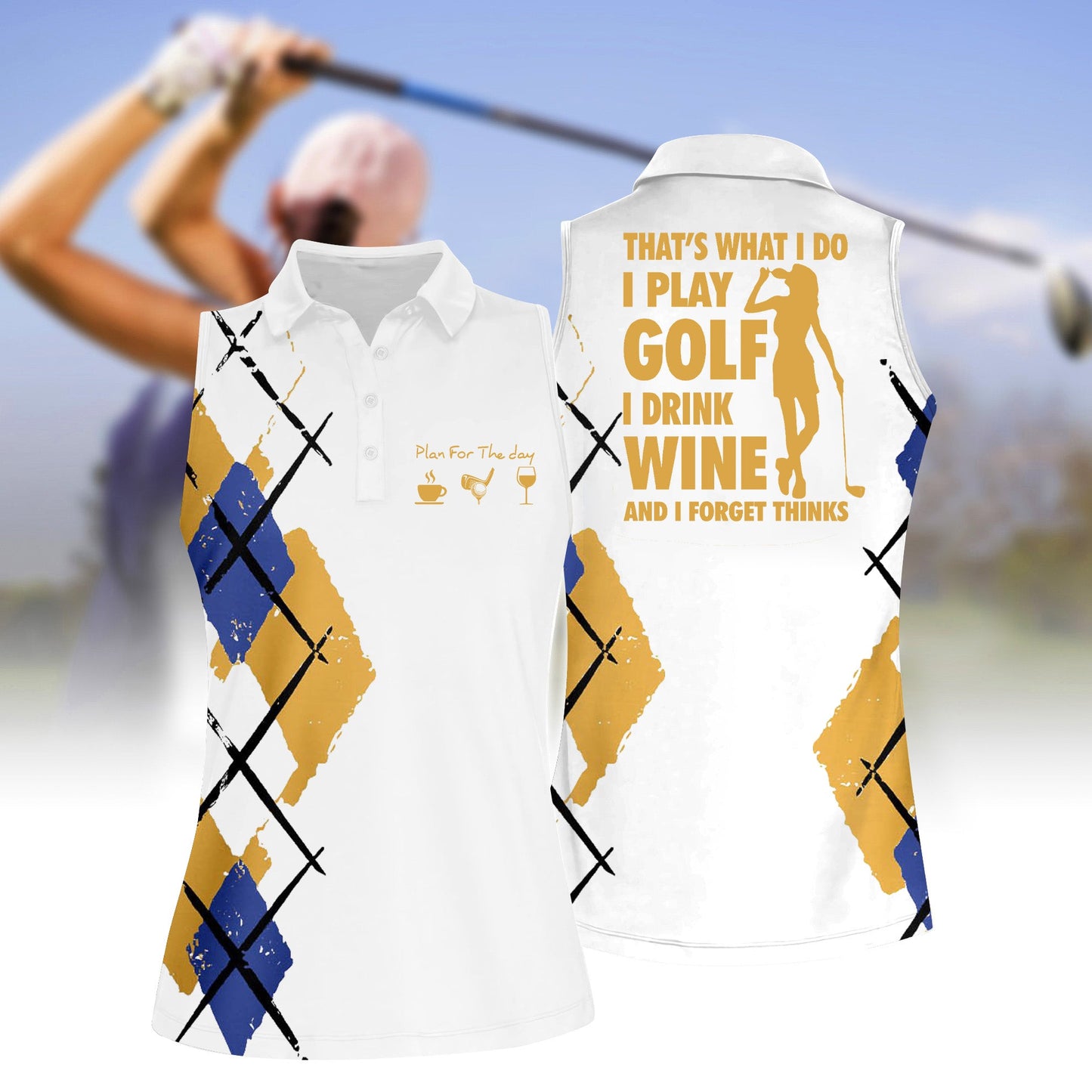 Golf Women Sleeveless Polo Shirt