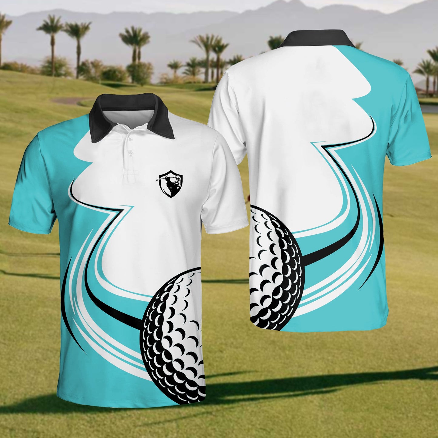 Men’s Golf Ball Polo Shirt