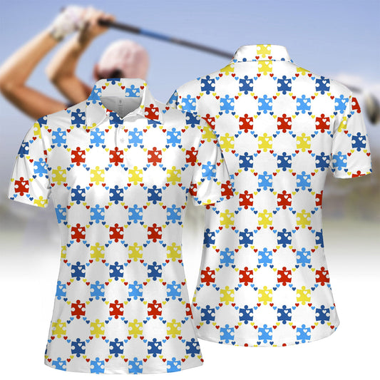 Women's Autism Awareness Polo Shirt