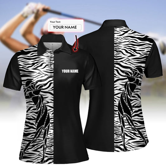 【Custom Your Name】 Women's Golf Polo Shirt