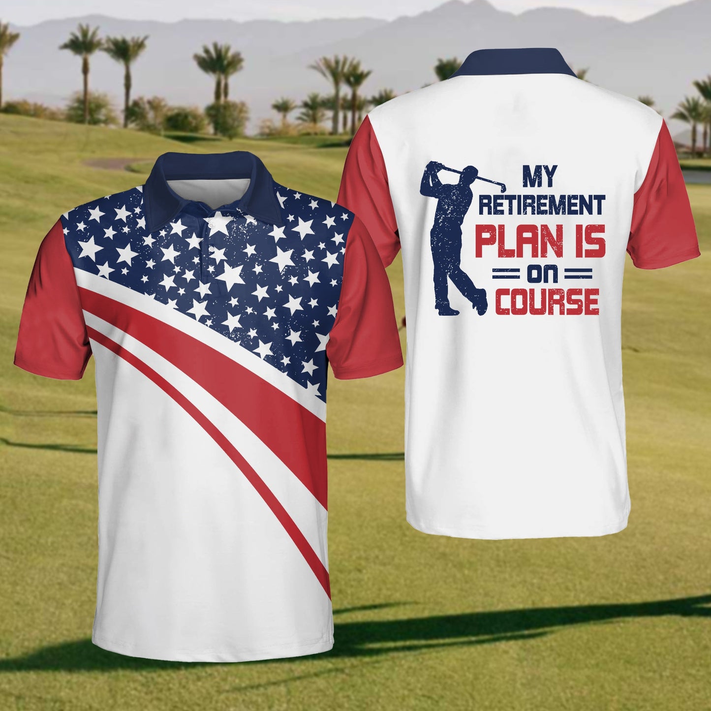 Men's My Retirement Plan Is On Course Polo Shirt